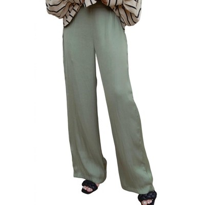 Women's Rue Satin Pants - LUCY PARIS