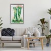 Stupell Industries Spring Blooms Green Rainboots Floating Frame Canvas Art - 3 of 4