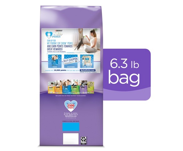 Purina Cat Chow Gentle - Dry Cat Food - 6.3lb Bag
