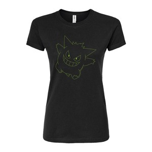 Women's - Pokémon - Gengar Big Face Fitted Graphic T-Shirt - 1 of 3