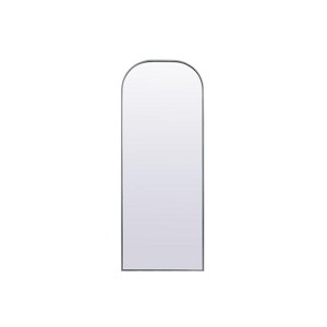 Elegant Lighting Metal Frame Arch Full Length Mirror 28x74 - 1 of 4