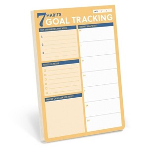 7 Habits Goal Tracking Notepad - by  Union Square Gift (Hardcover) - 1 of 1