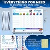 QUOKKA Magnetic Behavior Chore Chart for Kids - Responsibility Chart - Reward Visual Schedule Chart - Multiple Kids | Boys | Girls - 2 of 4