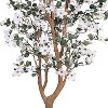 5Ft Silk Tree - French Fabulous Artificial Tree with Flowers & Leaves - Home Decor Accent - 3 of 4