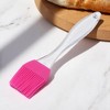 Unique Bargains Pastry Brush 30g Large Crystal Handle Brush Color Block Dishwasher Safe Silicone PP 8.07"x1.57" 1Pcs - 2 of 4