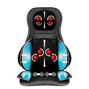 Best Choice Products Air Compression Shiatsu Neck & Back Massager Seat Chair Pad Massage Cushion, 2D/3D Kneading w/ Heat - 1 of 4