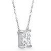 Pompeii3 Diamond "K" Initial Pendant 18" Necklace 14K White Gold Lab Created - 2 of 4