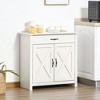 NicBex Farmhouse Sideboard Cabinet with Storage Kitchen Buffet Cabinet with 2 Doors and Drawer for Kitchen,Living Room - 2 of 4