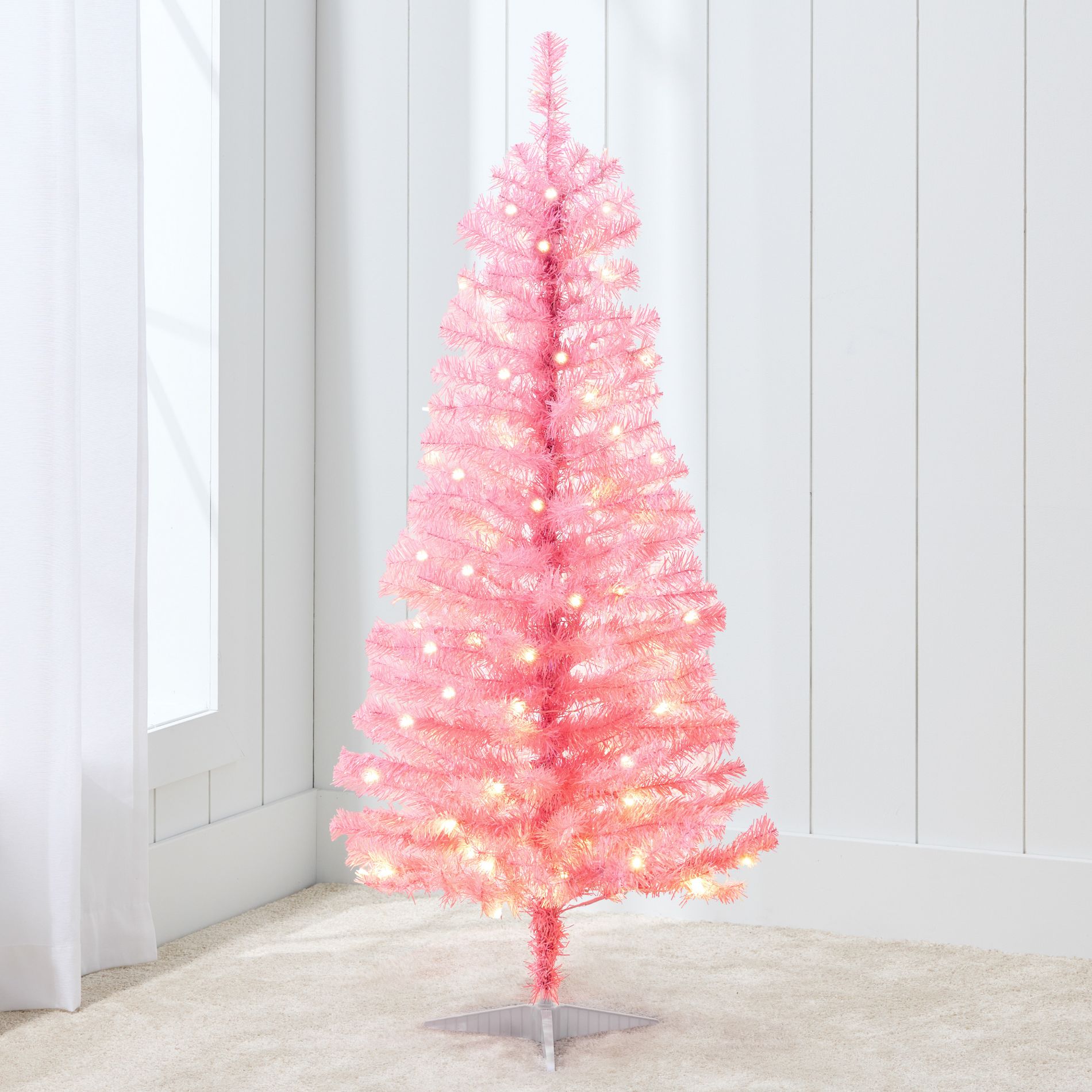 Best Choice Products 4ft Pre-lit Colored Christmas Tree, Artificial Tree Holiday Decor w/ LED Lights