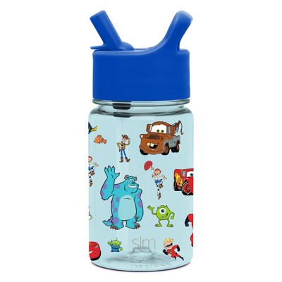 12oz Plastic Tritan Summit Kids Water Bottle with Straw - Simple Modern