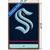 Trends International NHL Seattle Kraken - Logo 21 Framed Wall Poster Prints - 3 of 4