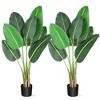 Artificial Plants Indoor - Premium Simulated Silk Fabric, Adjustable Branches, Realistic Look, for Home, Decor, Indoor, Outdoor, Living Room - 3 of 4