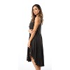 Riviera Sun Acid Wash Lace Up Embroidered Dress for Women - 3 of 4