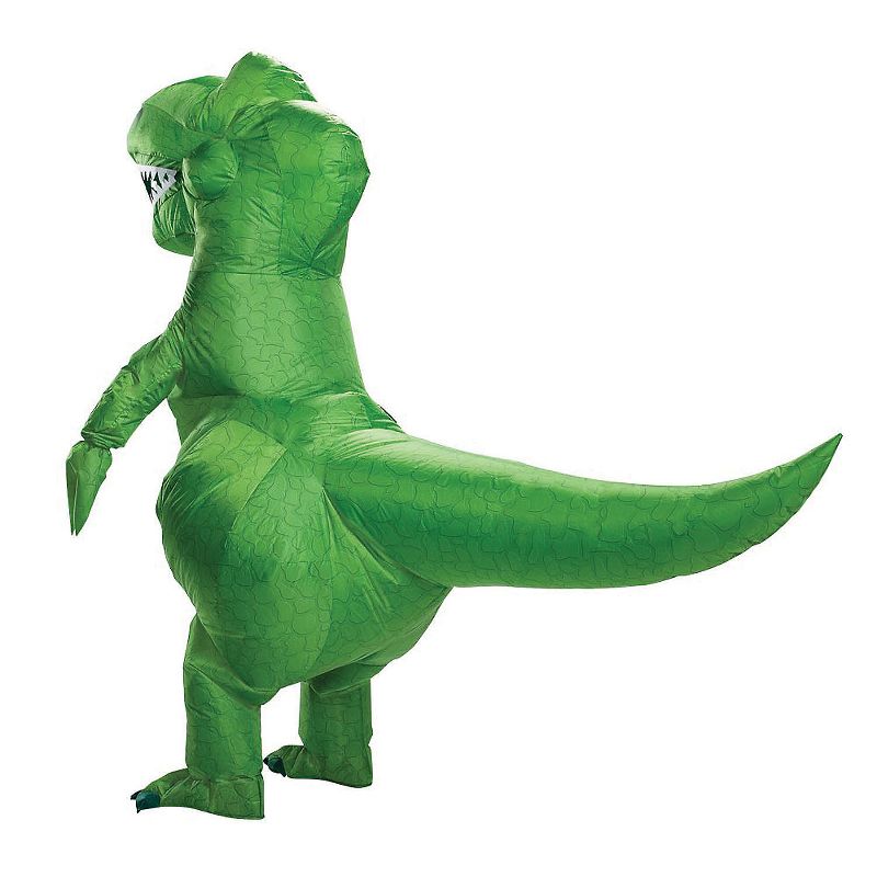 Mens Toy Story 4 Inflatable Rex Costume - One Size Fits Most - Green, 3 of 4