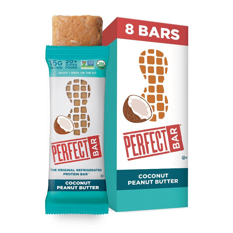 Perfect Bar Coconut Peanut Butter Refrigerated Protein Bar, 1 of 12