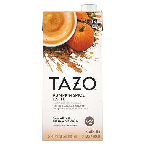 Tazo Chai Pumpkin Spice Latte Tea Concentrate - 32 fl oz - image 1 of 4