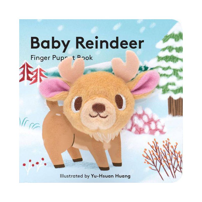 Baby Reindeer Finger Puppet Book (Board Book), 1 of 2