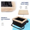 JOEJOY Dog Car Seat for Small Dogs, Deluxe Dog Booster Car Seats with Metal Frame, Puppy Car Seat, Dog Car seat for Pets Up to 15lbs - 4 of 4