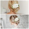 Unique Bargains Women's Simulated Flowers Side Comb 1 Pc - 4 of 4