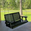 Fortune Candy Porch Swing 2-Seater for Outdoor Patio Garden Yard - 3 of 4