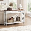 GustoWave 43'' W Console Table with Drawers, Narrow Wood Accent Sofa Table Entryway Table with Storage Shelf for Entryway, Front Hall - 4 of 4