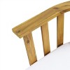 VYNXARIA Outdoor Acacia Wood Club Chair - Stylish Deep Seating for Your Patio - 3 of 4
