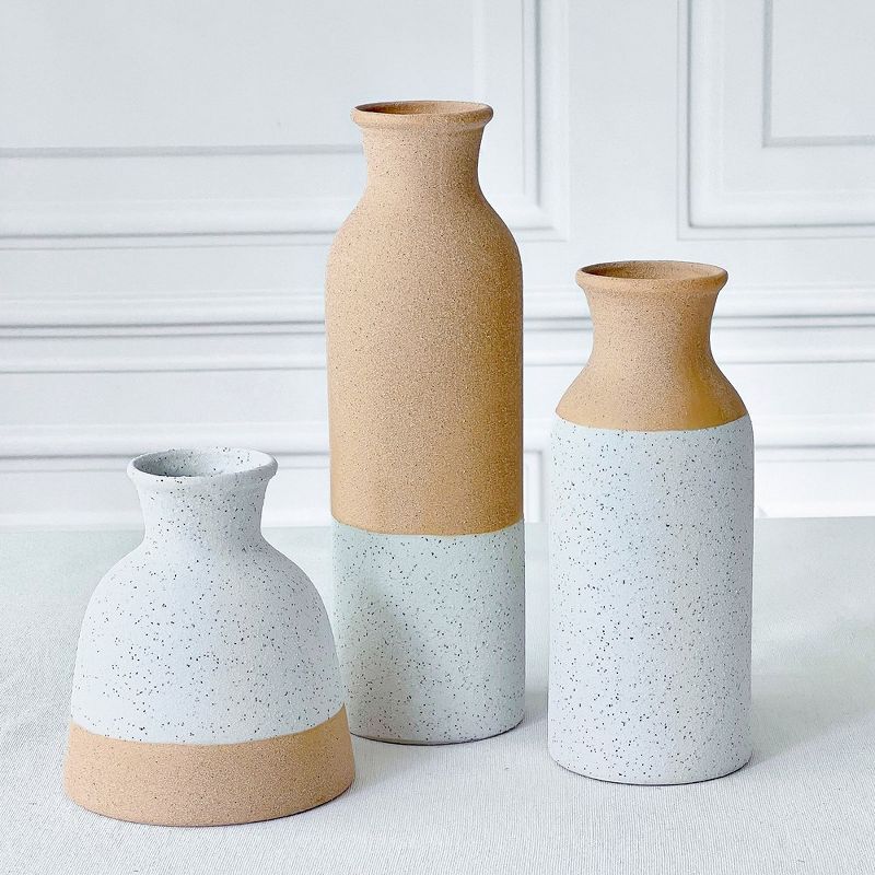 Kate Aspen Modern Farmhouse Vase (Set of 3) | 23276NA, 3 of 9