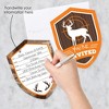 Big Dot of Happiness Gone Hunting - Shaped Fill-in Invites - Deer Hunting Camo Baby Shower or Birthday Party Invites Cards with Envelopes - Set of 12 - image 2 of 4