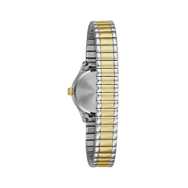 Caravelle designed by Bulova Ladies' Traditional Petite Expansion Band 3-Hand Quartz Watch, 3 of 5