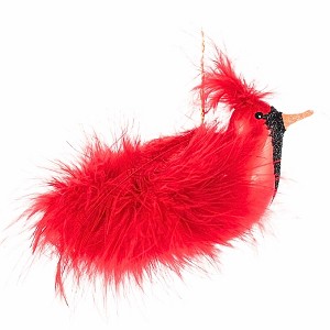 Italian Ornaments 3.5 Inch Deluxe Cardinal Bird Glass Ornament Ohio Tree Ornaments - 1 of 4