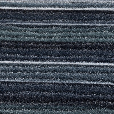 SoHome Blue Striped Low Profile Non-Slip Kitchen Mat