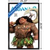 Trends International Disney Moana 2 - Maui and Kotu Feature Series Framed Wall Poster Prints - 3 of 4