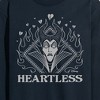 Men's - Disney Villains - Maleficent Heartless Long Sleeve Graphic T-Shirt - 2 of 4