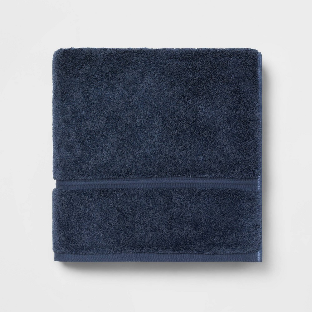 Photos - Towel Spa Plush Bath  Navy - Threshold™