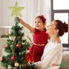 Ornativity Glitter Star Tree Topper - Christmas Sparkle Filled Metal Bethlehem Star Ornament - 2 of 4