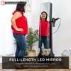 Best Choice Products Full Length LED Mirrored Jewelry Storage Organizer Cabinet w/ Interior & Exterior Lights - 2 of 4