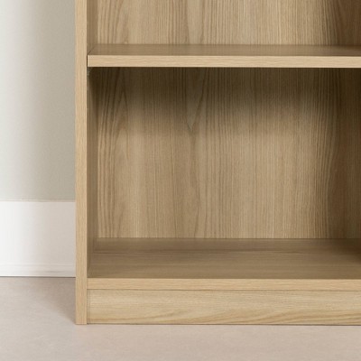 Natural Ash Adjustable 68.75" Tall Wooden Bookcase