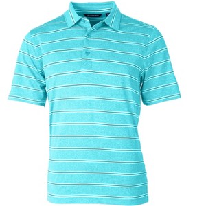 Cutter & Buck Forge Heathered Stripe Stretch Mens Polo Shirt - 1 of 1
