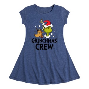 Girls' - Dr. Seuss -  Fit & Flair Cap Sleeve Dress - 1 of 3