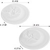 JDICTION 2PCS Halloween Resin Molds: Large Moon Witch Silicone Molds for Epoxy Resin, plus Crescent Moon Wall Hanging Ornament Moulds - 3 of 4