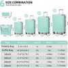 Summit Adventure 6-Piece Mint Green Hardshell Luggage Set - 3 of 4