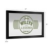 Jeep Black Framed Bar Mirror by Trademark Gameroom - 2 of 4