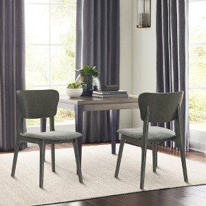 Kalia Upholstered Wood Dining Chair - Set of 2 - 1 of 4