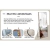 MAYEERTY Full Length Mirror 71X31.4 4th Gen Solid Wood Floor to Ceiling for Bedroom Store Wall Mounted - 3 of 4