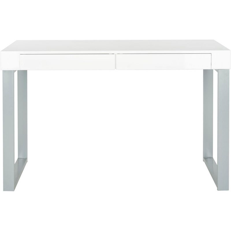 Barton Desk - White/Grey - Safavieh, 1 of 5