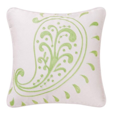 C&F Home 16" x 16" Samara Chain Stitch Pillow