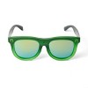 Boys' Minecraft Rectangle Sunglasses & Sunglass Case - Green: UV Protection, Creeper Design, Ages 3-10 - 3 of 4