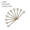 Unique Bargains DIY Craft Necklaces Bracelets Earrings Jewelry Making Iron 21 Gauge Eye Pins 500 Pcs - 4 of 4