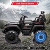 2 Seaters Kids Ride On Truck with Remote Control,20“ Large Seat Ride On Car for Toddlers - 4 of 4