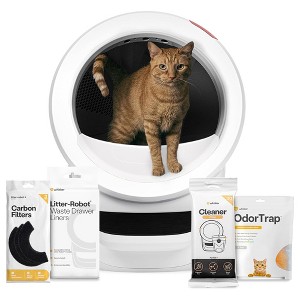 Whisker Litter-Robot 4 Supply Bundle, White - Automatic, Self-Cleaning ...